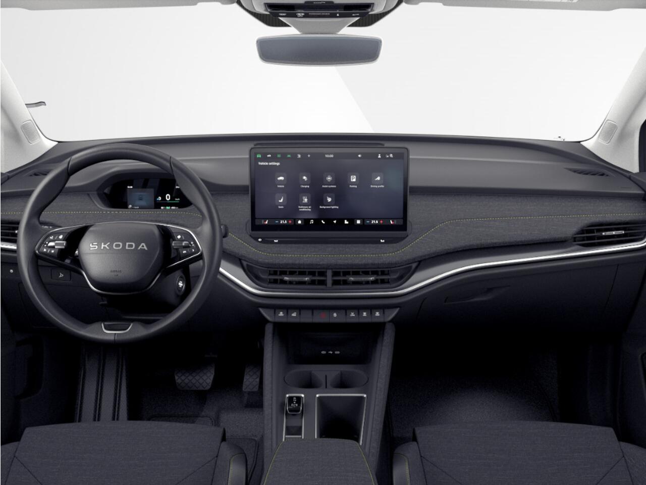 Skoda Elroq Business Edition Elektromotor 210 kW / 286 PK SUV Graphite Grey | Trekhaak wegklapbaar | 3000,- inruilbonus