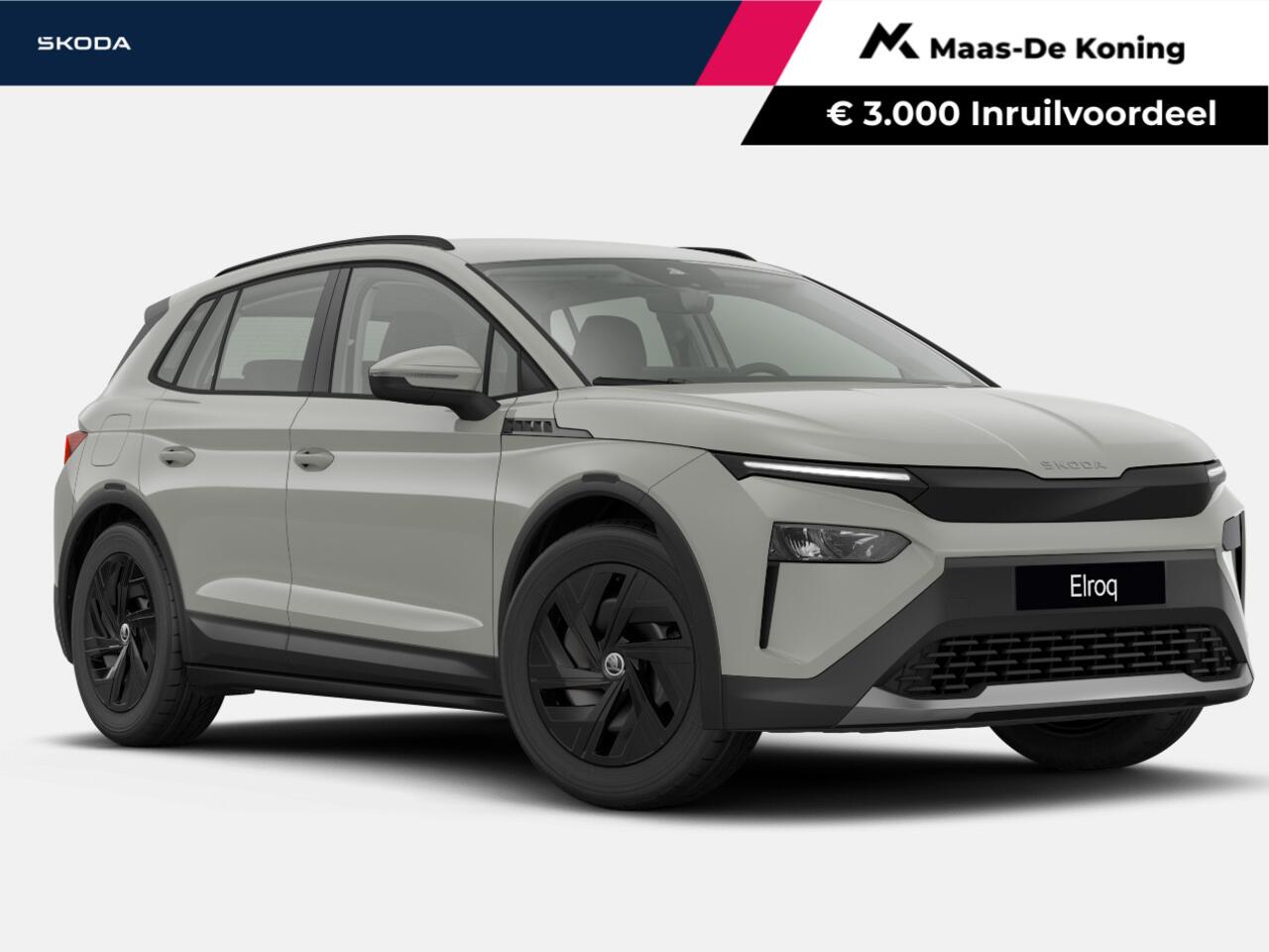 Skoda Elroq Limited 50 Elektromotor 125 kW / 170 PK SUV Elektr isch | Steel Grey | Trekhaak wegklapbaar | 3000,- inruilbonus