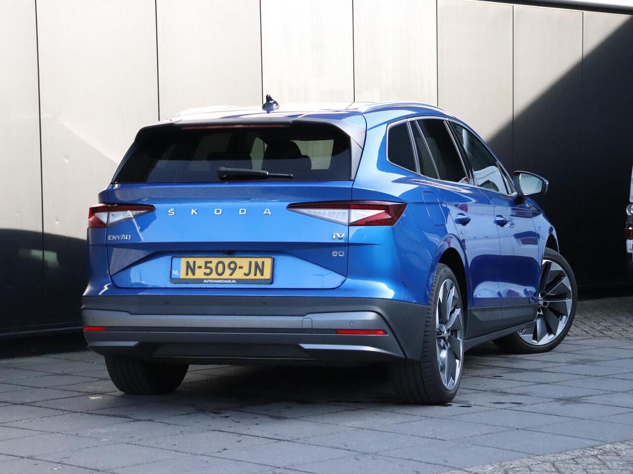 Skoda Enyaq iV 80 First Edition High | SOH 90% | MEMORY | 360° CAMERA | PANO-DAK | HEAD-UP | STOEL/STUURVERW. | APPLE CARPLAY |