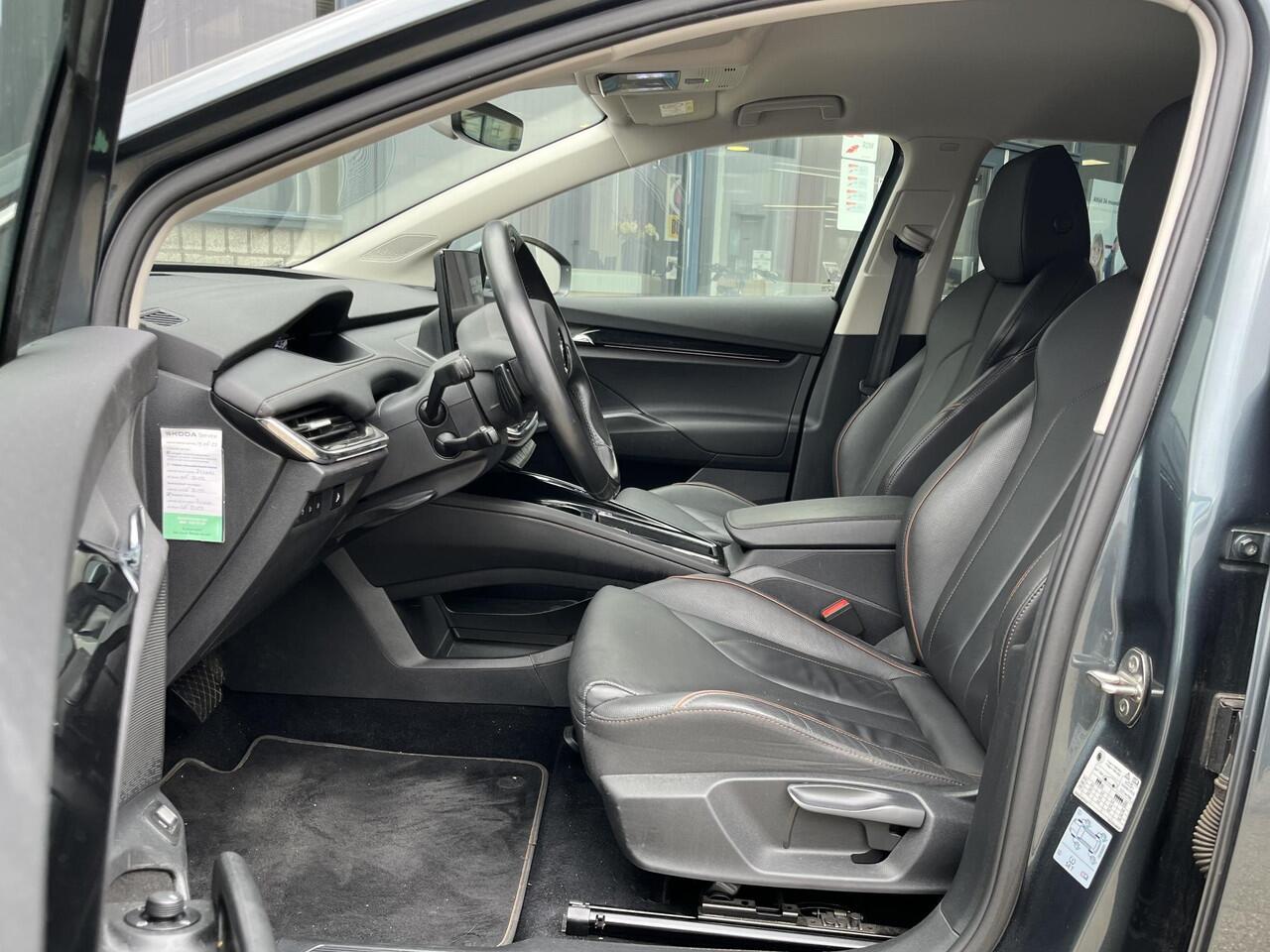 Skoda Enyaq iV 60 | Navi/Leder/Adapt.Cruise/Clima/Stoel+Stuurverw./21"/Apple CarPlay