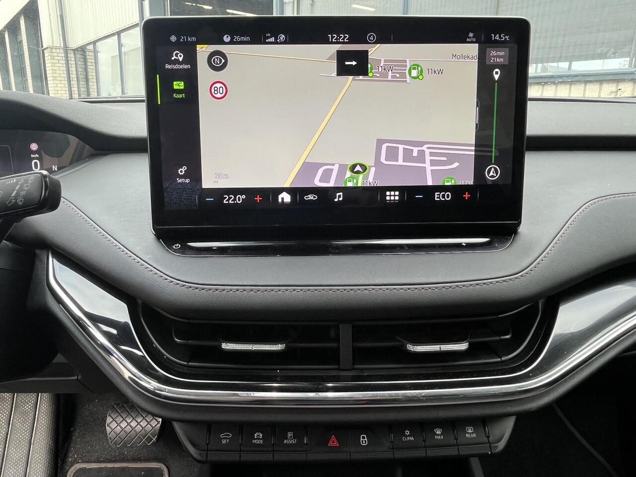 Skoda Enyaq iV 60 | Navi/Leder/Adapt.Cruise/Clima/Stoel+Stuurverw./21"/Apple CarPlay