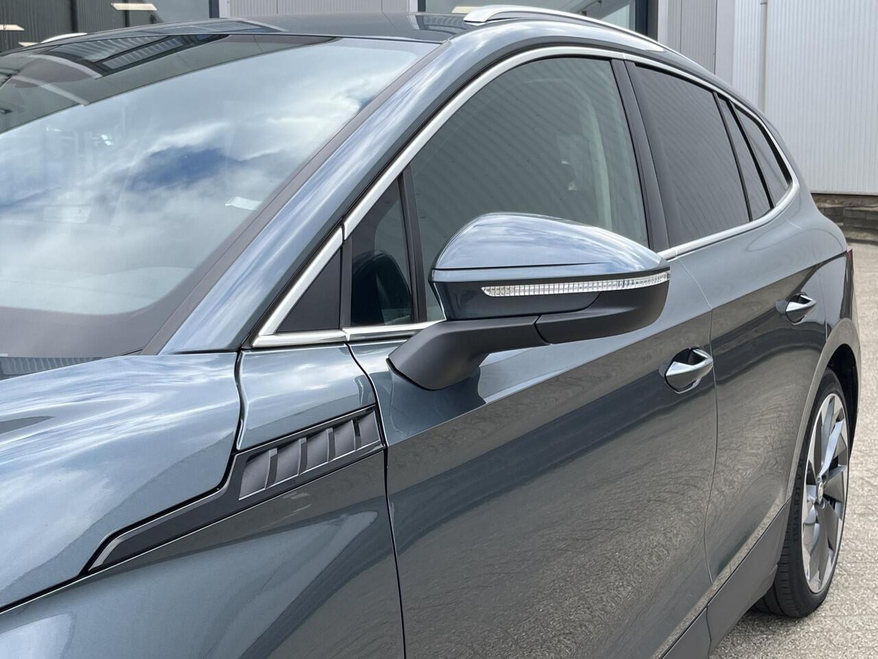 Skoda Enyaq iV 60 | Navi/Leder/Adapt.Cruise/Clima/Stoel+Stuurverw./21"/Apple CarPlay