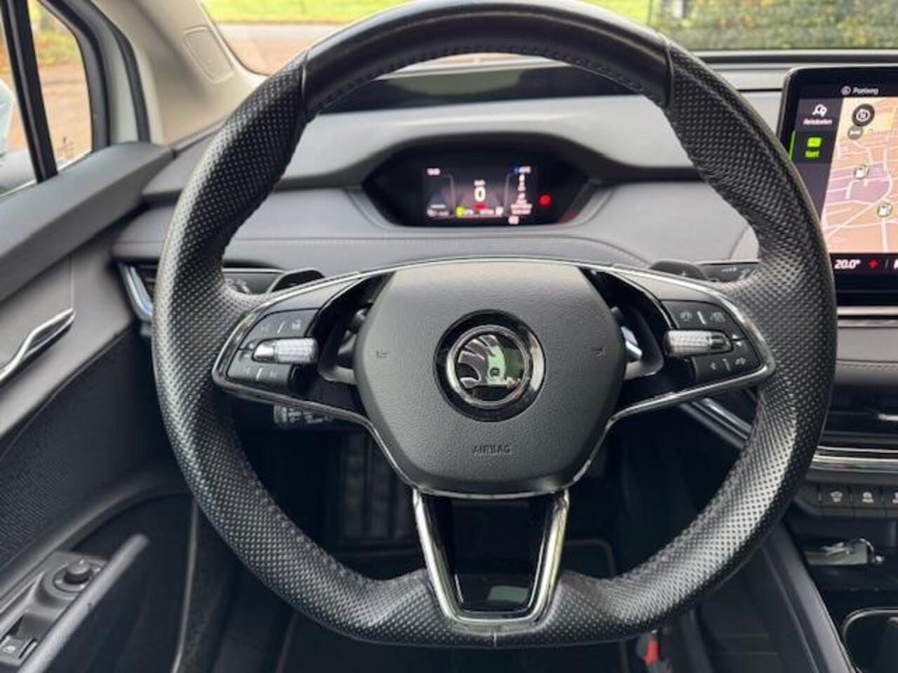 Skoda Enyaq iV 80 BEV 77KWH 204PK SOH 93% PLUS COMFORT THAAK/PANO/LEER/LED/ACARPLAY