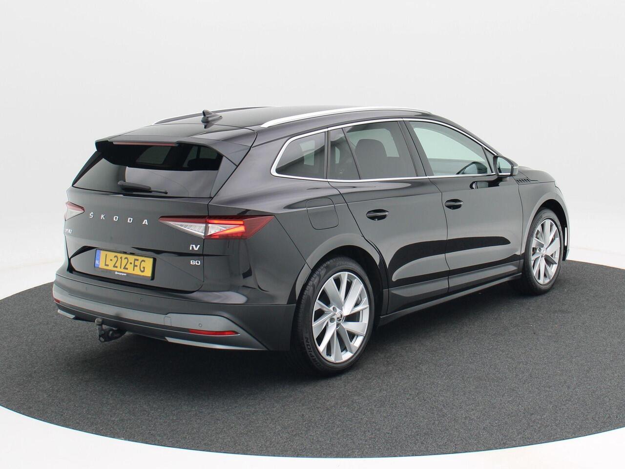 Skoda Enyaq iV 80 204 Pk Automaat | Adaptive Cruise | Stoelverwarming | Stuurverwarming | Navigatie | Trekhaak | 20 Inch | 70.388 Km!!