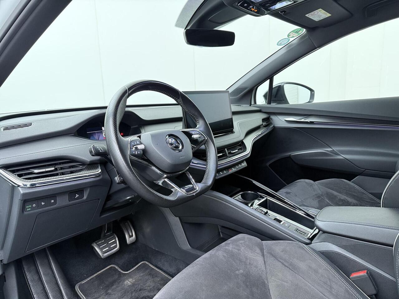 Skoda Enyaq iV 80 Sportline | 204 PK | SoH 90% | Panoramadak | 21" LM velgen | Elek. achterklep Virtual pedal | Adaptive cruise control | Voorstoelen verwarmd |