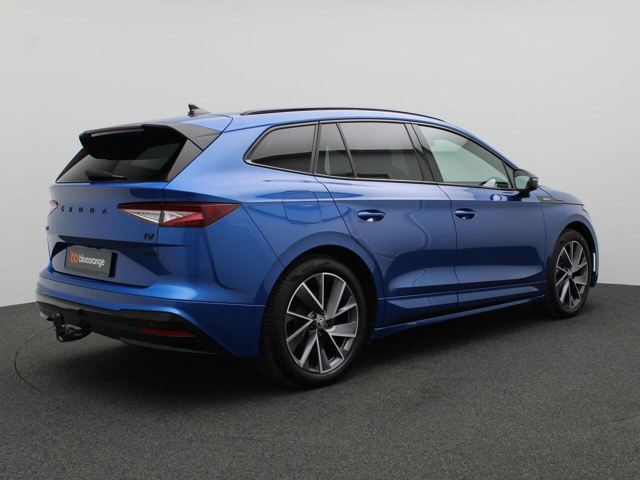 Skoda Enyaq iV 60 Sportline 170PK Aut. SOH 94%, Trekhaak, Virtual Pedal, Keyless, Side Assist, Achteruitrijcamera, Stoel-Stuurverwarming, 20" LM Velgen, Matrix LED-Verlichting