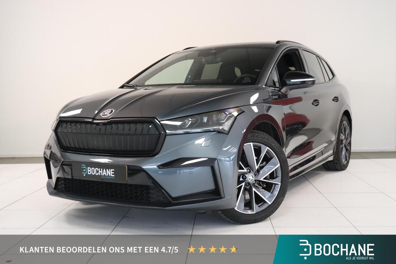 Skoda Enyaq iV 80 Sportline | Camera | SoH 91 % | Adaptieve cruise control | Warmtepomp | Stoelverwarming |