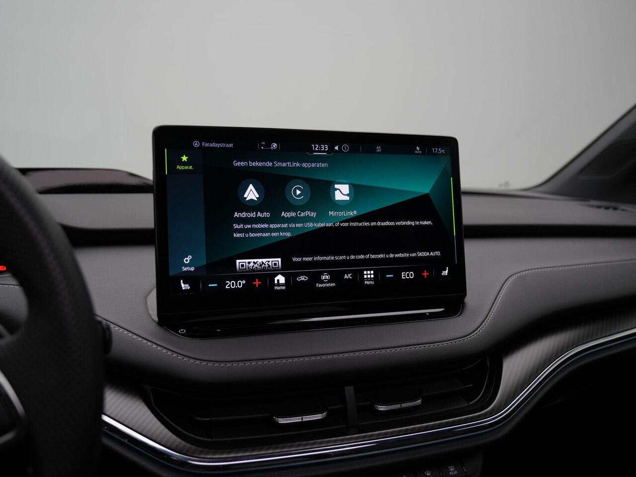 Skoda Enyaq iV 80X 265 pk Sportline | Warmtepomp | Panoramadak | Gegeugenstoel | Matrix LED | Stuur-/stoelverwarming | Leder/alcantara