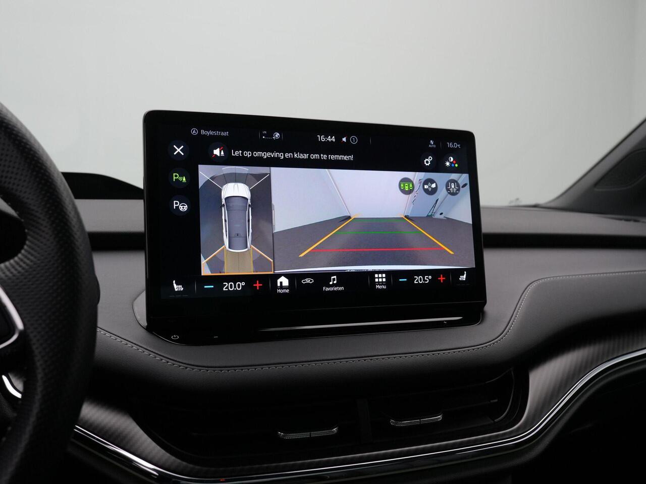 Skoda Enyaq iV Coupé 80 RS 299 pk | SOH 92% | Panoramadak | Trekhaak | Leder | Geheugen-/massagestoel | Adaptief onderstel | Canton | Matrix LED | Head-up display | 360 camera