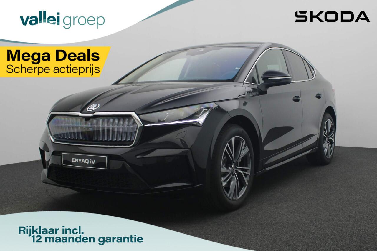 Skoda Enyaq iV Coupé Business Edition Plus 204 pk | Warmtepomp | Pano | Leder | Camera | Matrix LED | Keyless | Canton | 20 inch