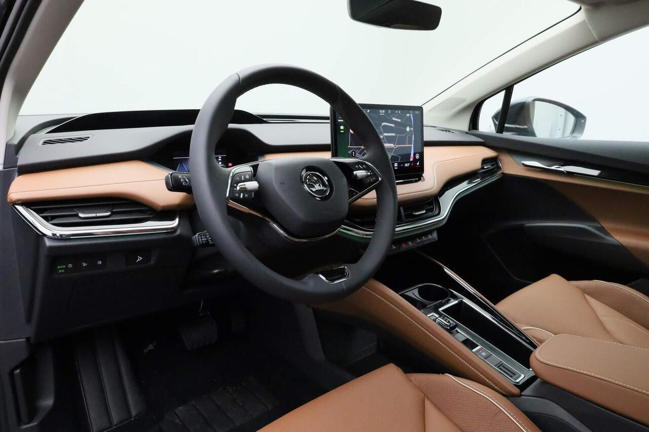 Skoda Enyaq iV Coupé Business Edition Plus 204 pk | Warmtepomp | Pano | Leder | Camera | Matrix LED | Keyless | Canton | 20 inch
