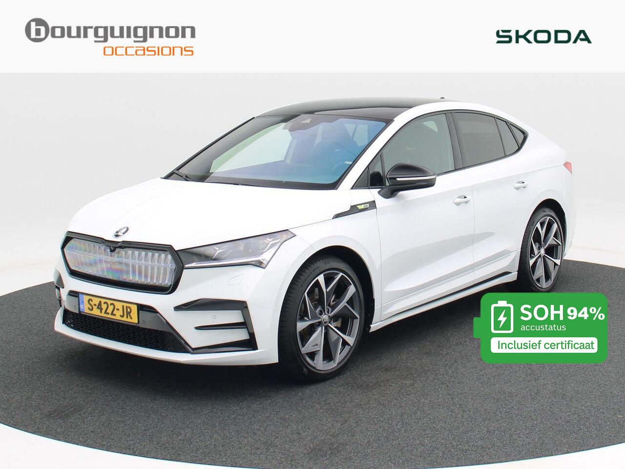 Skoda Enyaq iV Coupé 80 RS | Panoramadak | Full LED | Canton Audio | Adaptive Cruise | Stoelverwarming | Camera | 21 Inch | 80.917 Km!!