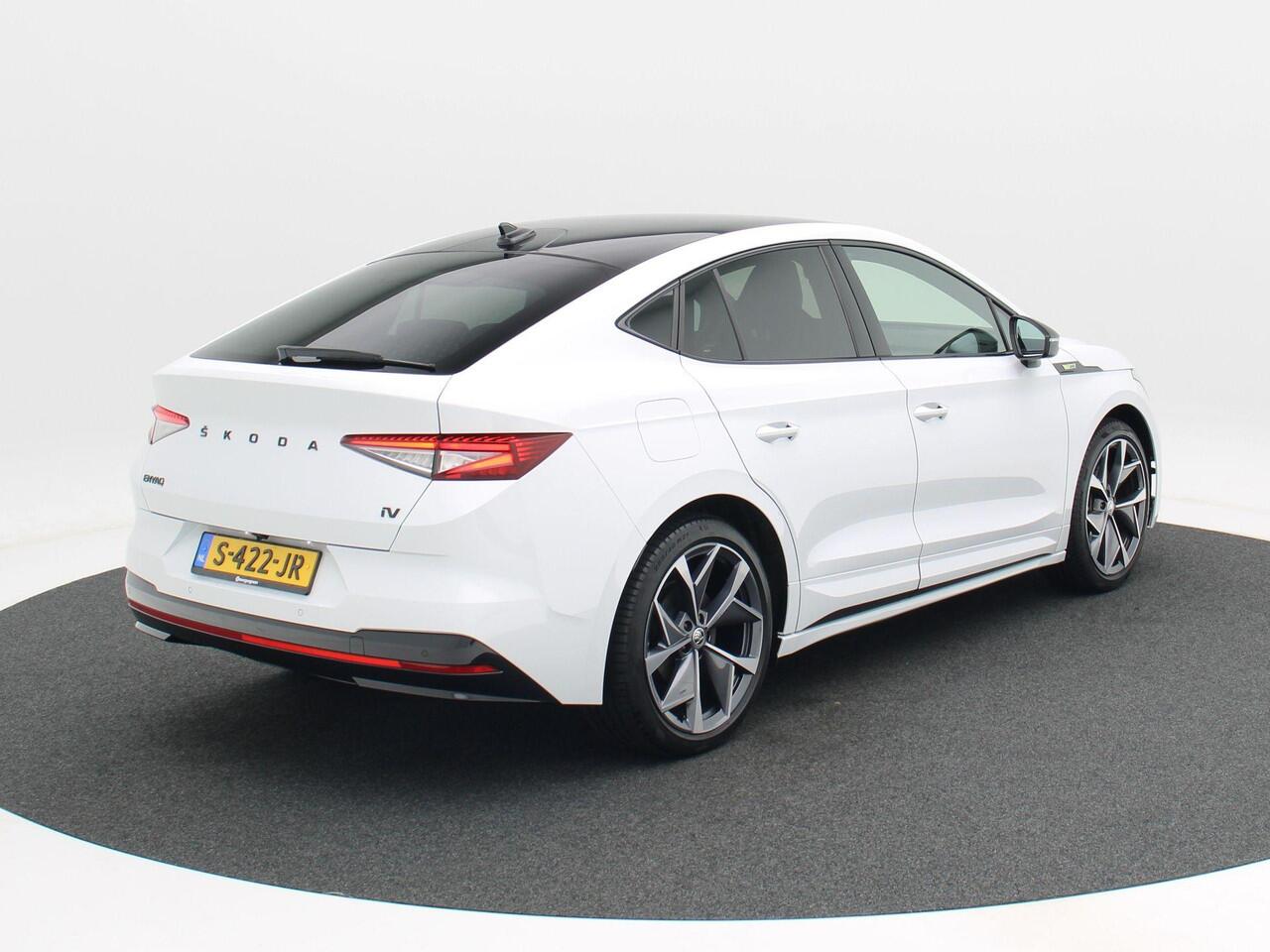 Skoda Enyaq iV Coupé 80 RS | Panoramadak | Full LED | Canton Audio | Adaptive Cruise | Stoelverwarming | Camera | 21 Inch | 80.917 Km!!