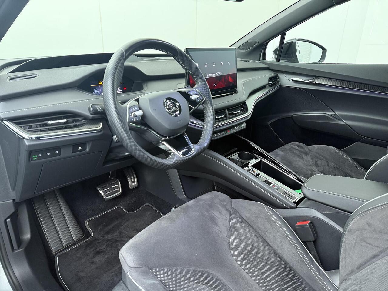 Skoda Enyaq iV Coupé 80 Sportline | 204 PK | SoH 93% | Panoramadak | Matrix LED koplampen | 21" LM velgen | Adaptive cruise control | Virtual pedal achterklep |