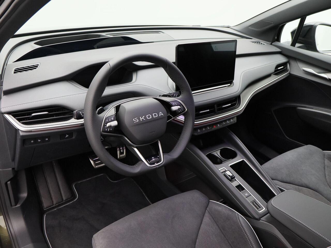 Skoda Enyaq iV Coupé Sportline 85 | 286 PK | Head-up display | 360 camera | Stoelverwarming | 21" velgen |