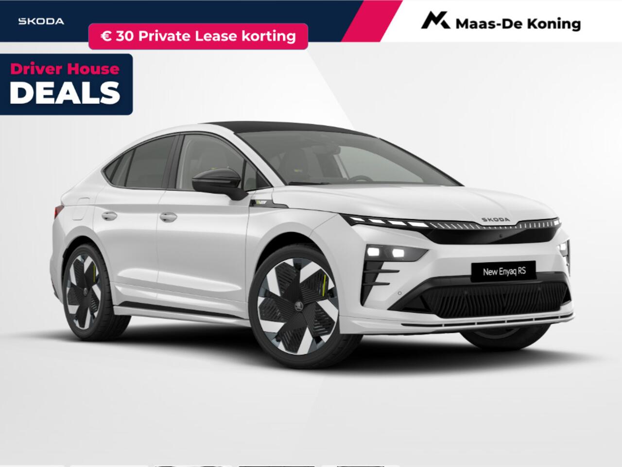 Skoda Enyaq iV coupé RS Elektromotor 250 kW / 340 PK SUV | 21'' inch Vision Velgen | Business Upgrade Advanced | Trekhaak wegklapbaar | ¤3000,- inruilpremie