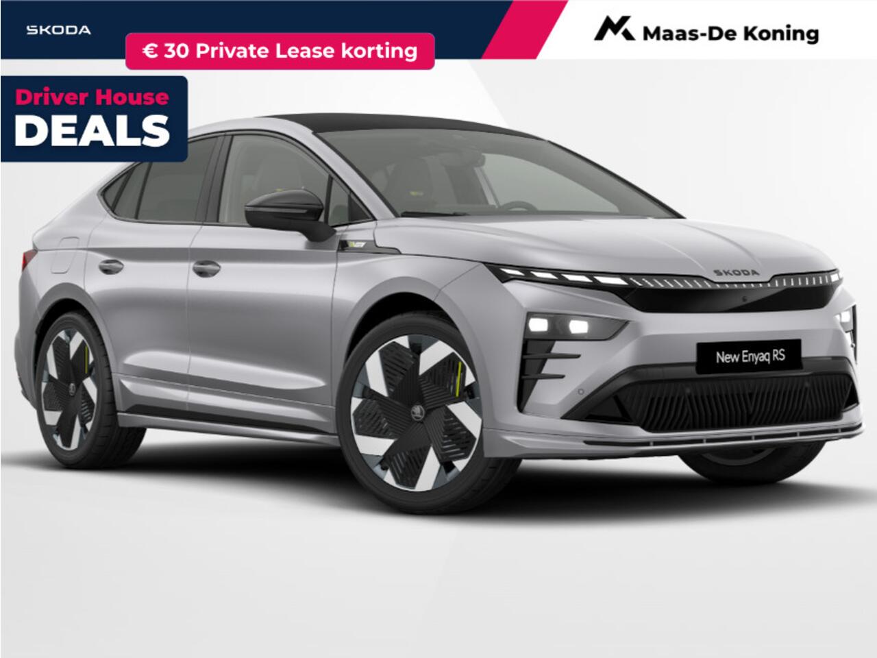 Skoda Enyaq iV coupé RS Elektromotor 250 kW / 340 PK SUV | 21'' inch Vision Velgen | Business Upgrade Advanced | Trekhaak wegklapbaar | ¤3000,- inruilpremie