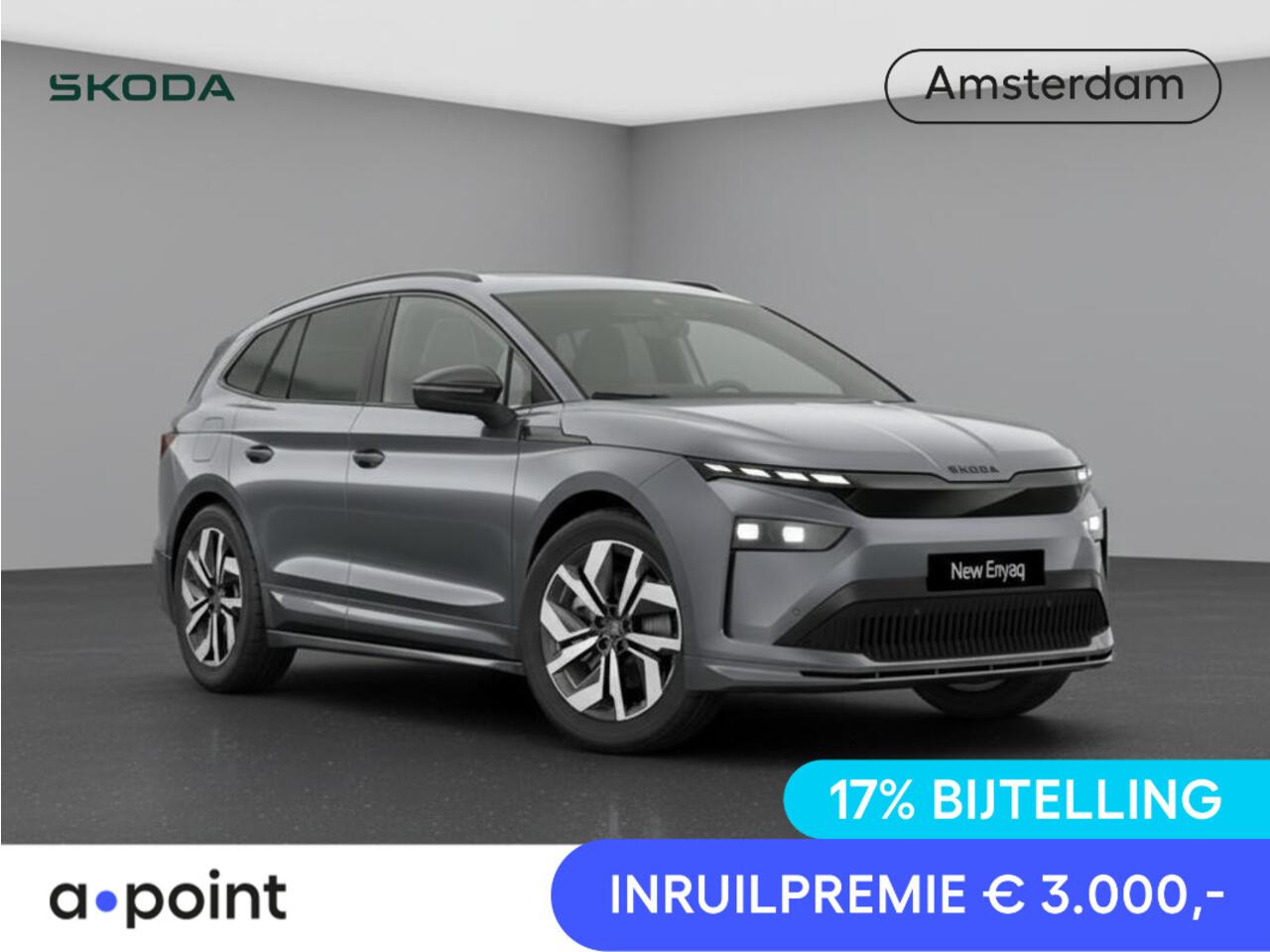 Skoda Enyaq iV 85 Sportline 286pk | Elek. stoel | Adaptive Cruise | 20 inch | blind spot