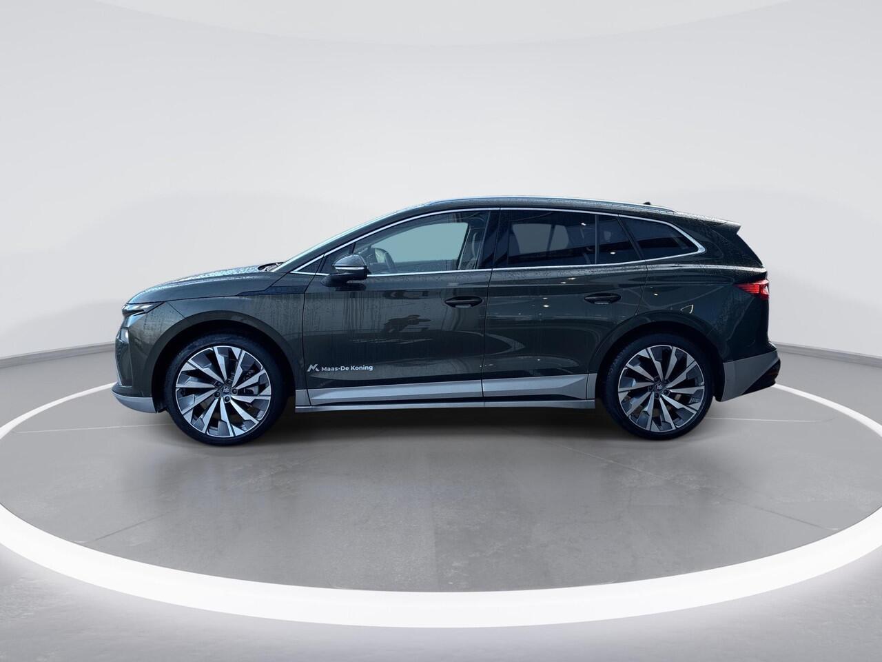 Skoda Enyaq iV 85 Business Edition | Metallic Lak | Cognac Leder | Trekhaak wegklapbaar | Business upgrade - advanced