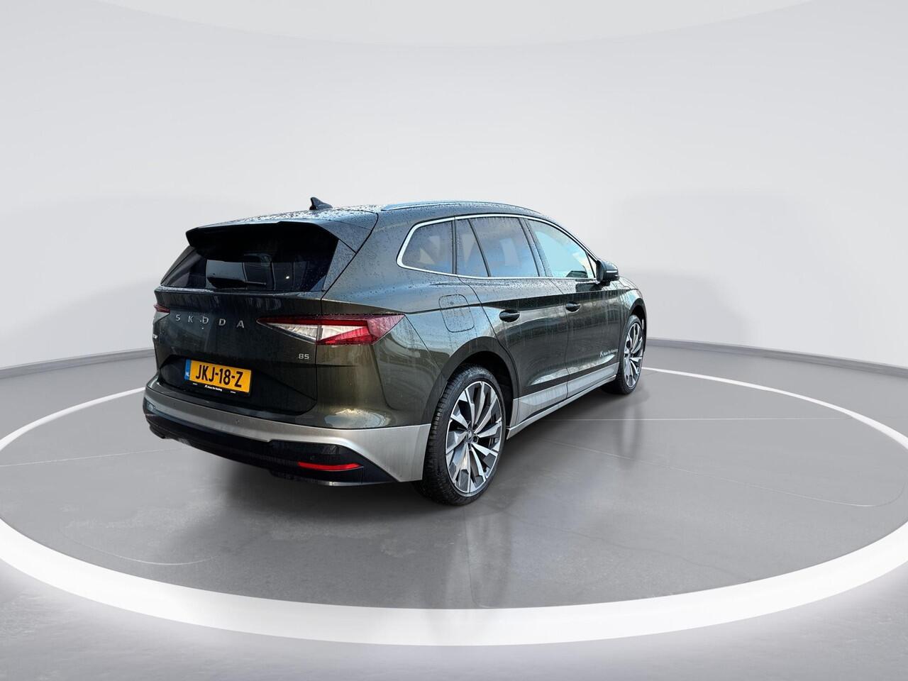 Skoda Enyaq iV 85 Business Edition | Metallic Lak | Cognac Leder | Trekhaak wegklapbaar | Business upgrade - advanced