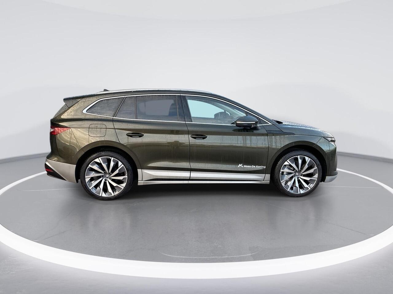 Skoda Enyaq iV 85 Business Edition | Metallic Lak | Cognac Leder | Trekhaak wegklapbaar | Business upgrade - advanced