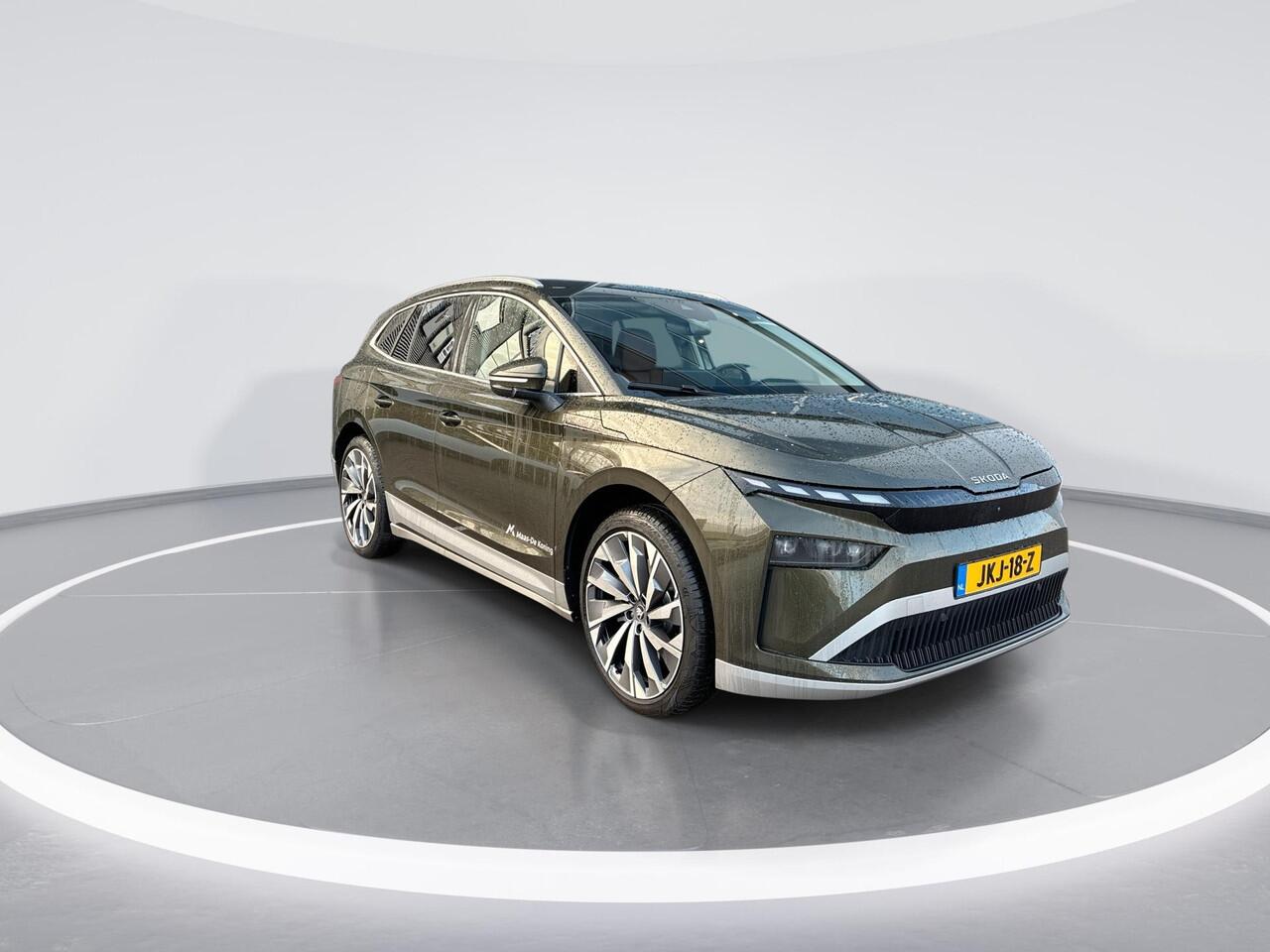 Skoda Enyaq iV 85 Business Edition | Metallic Lak | Cognac Leder | Trekhaak wegklapbaar | Business upgrade - advanced