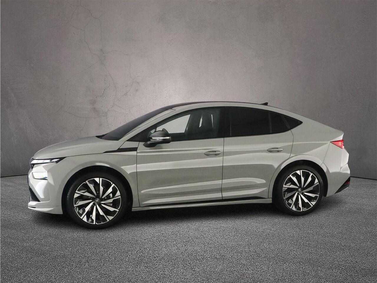 Skoda Enyaq iV Coupé 85 Sportline 286pk Automaat Panoramadak, Adaptive cruise control, 360 camera, Head up display, Navigatie, Elektrische achterklep, LED matrix koplampen, Stoelverwarming