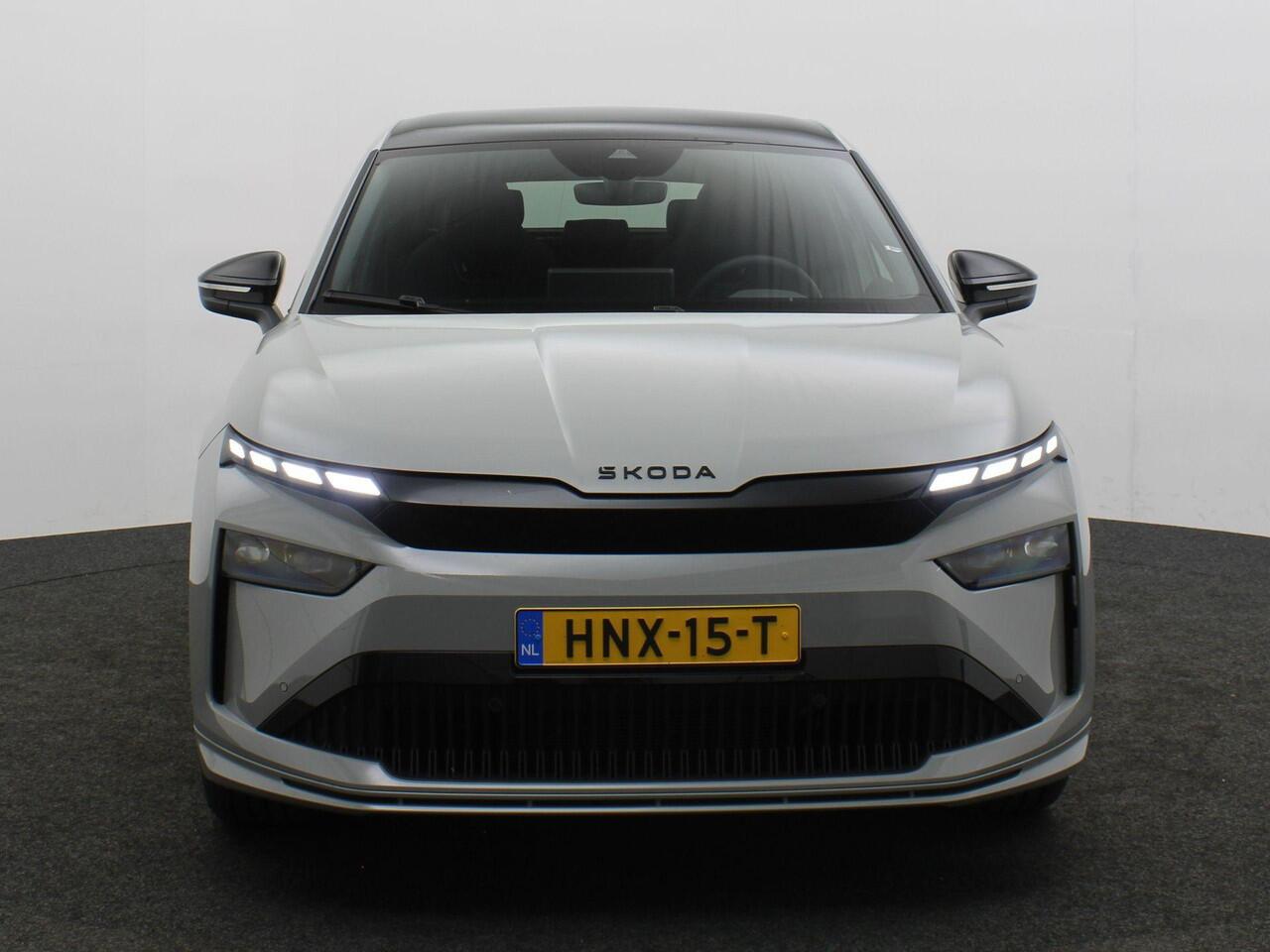 Skoda Enyaq iV Coupé 60 Sportline 204pk Automaat Adaptive cruise control, Achteruitrijcamera, Panoramadak, Navigatie, Stuurwiel verwarmd, Stoelverwarming, LED matrix koplampen, Parkeersensoren