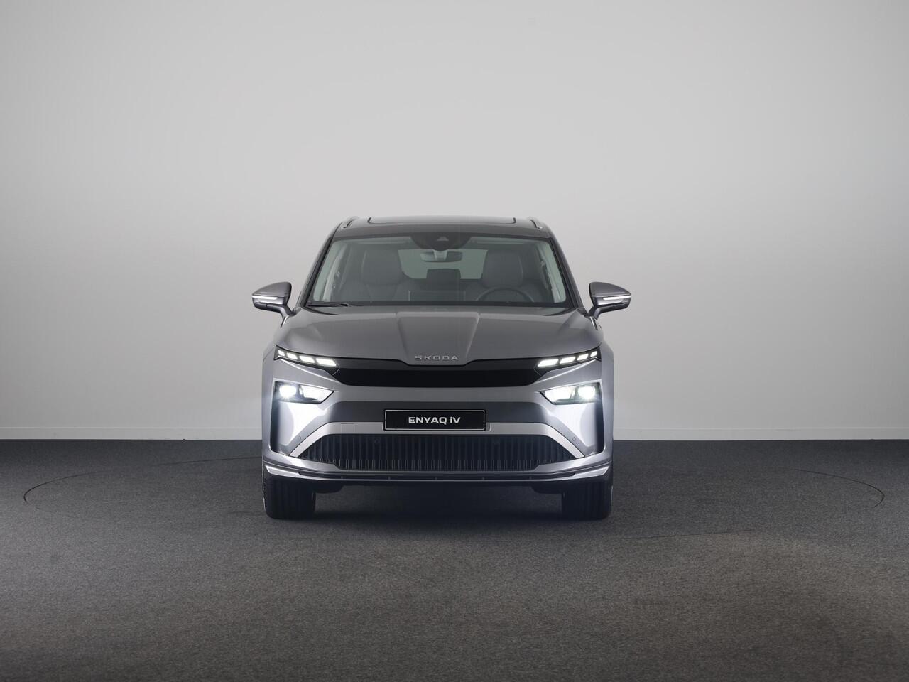 Skoda Enyaq iV 85 Business Edition 286 pk | Panoramadak | Lederen bekleding | Wegklapbare trekhaak | 20 inch lichtmetalen velgen