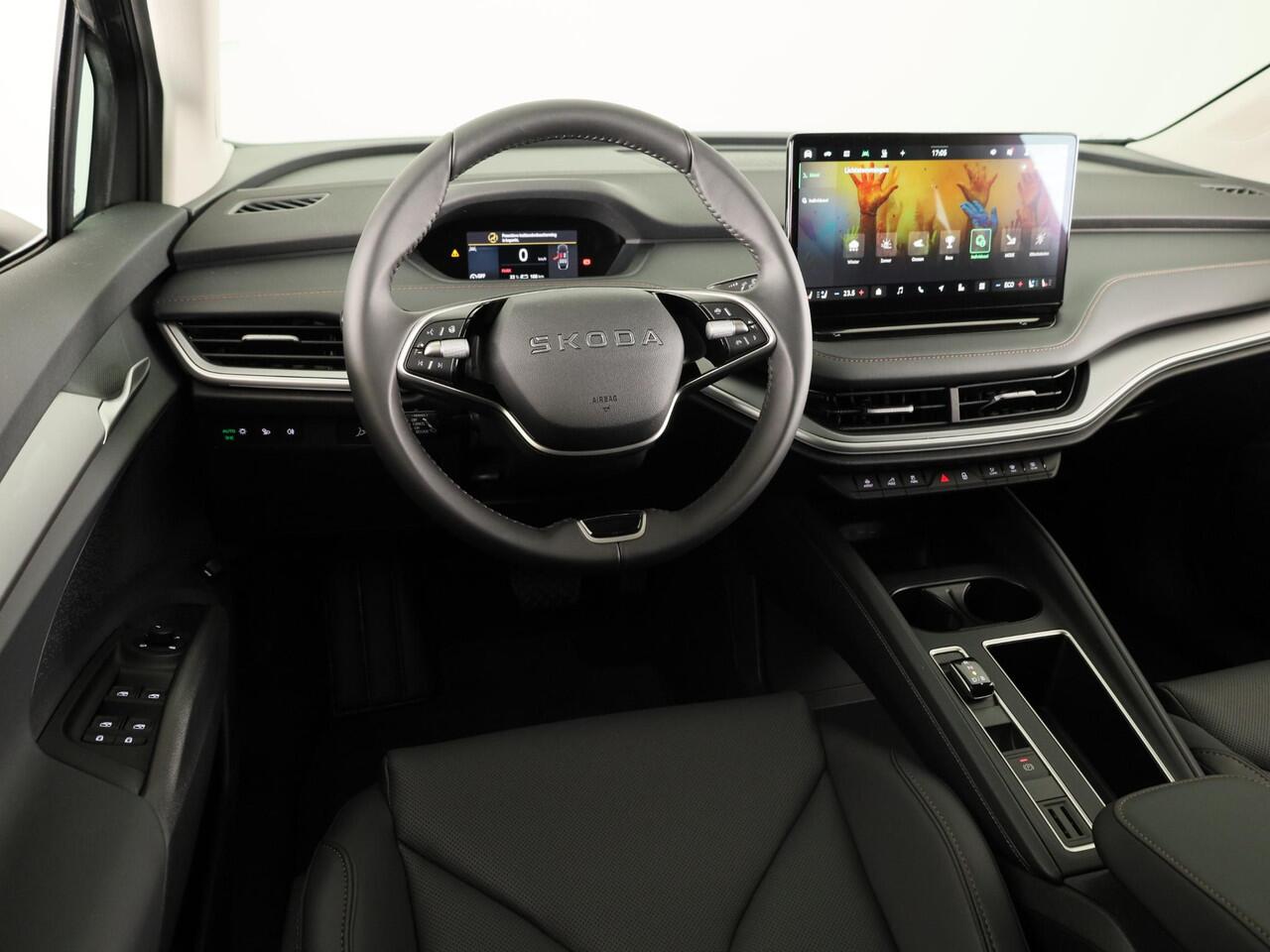 Skoda Enyaq iV 85 Business Edition 286 pk | Panoramadak | Lederen bekleding | Wegklapbare trekhaak | 20 inch lichtmetalen velgen