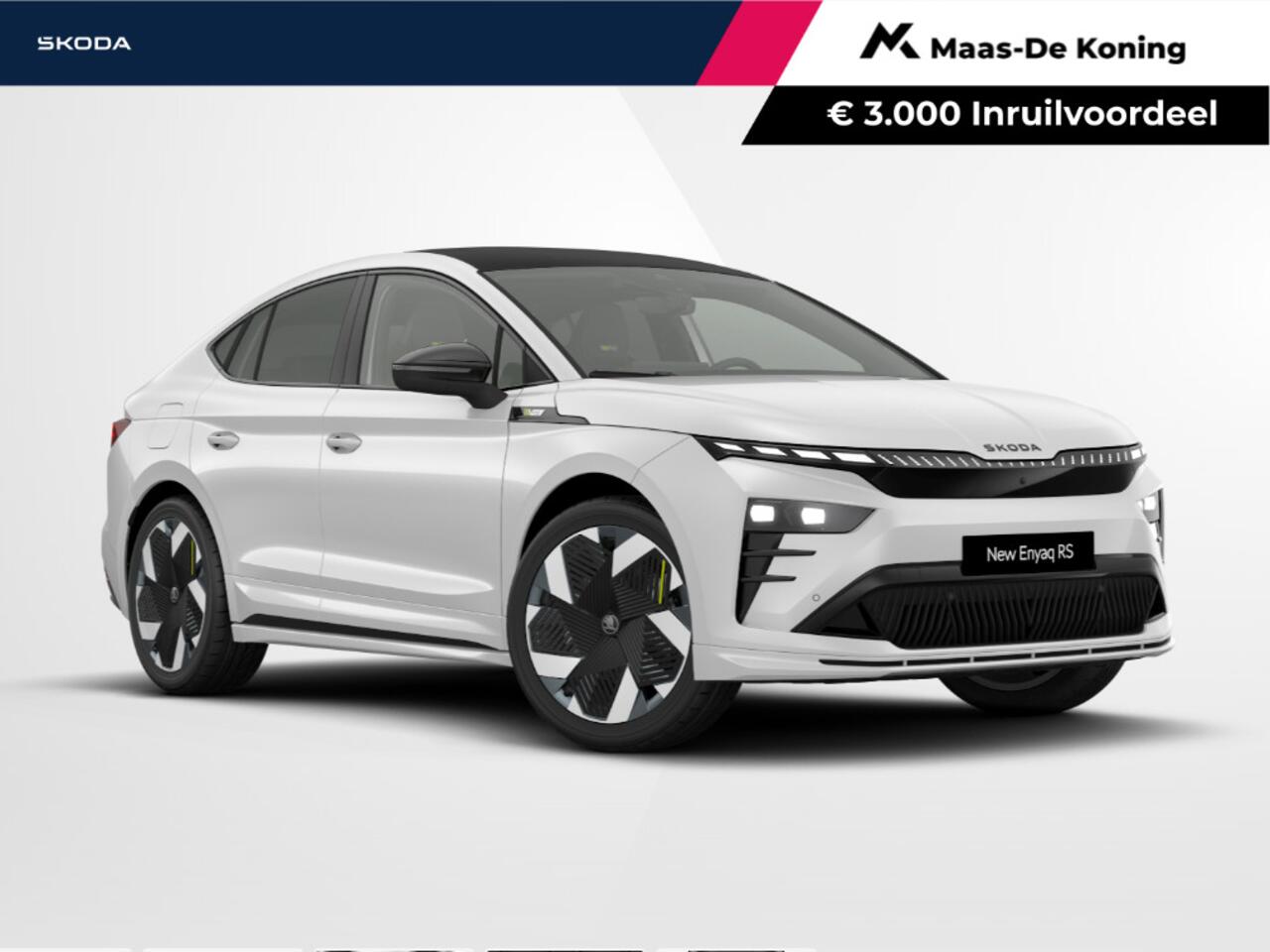 Skoda Enyaq iV coupé RS 340 PK | 21'' inch Vision Velgen | Business Upgrade Advanced | Trekhaak wegklapbaar | ¤3000,- inruilpremie