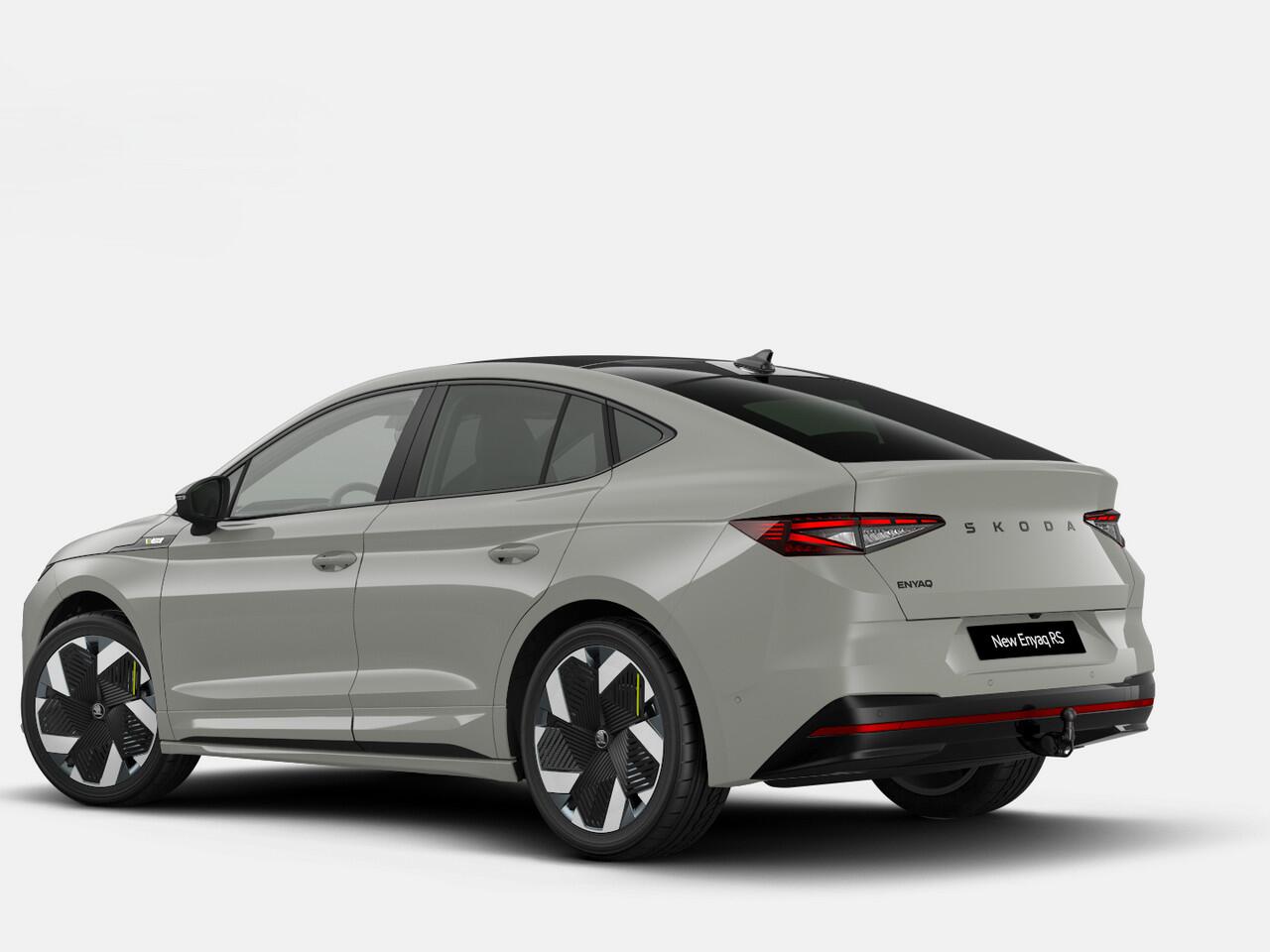 Skoda Enyaq iV coupé RS 340 PK 4x4 | RS Suite interieur design | Business Upgrade Plus pakket Maxx | Trekhaak