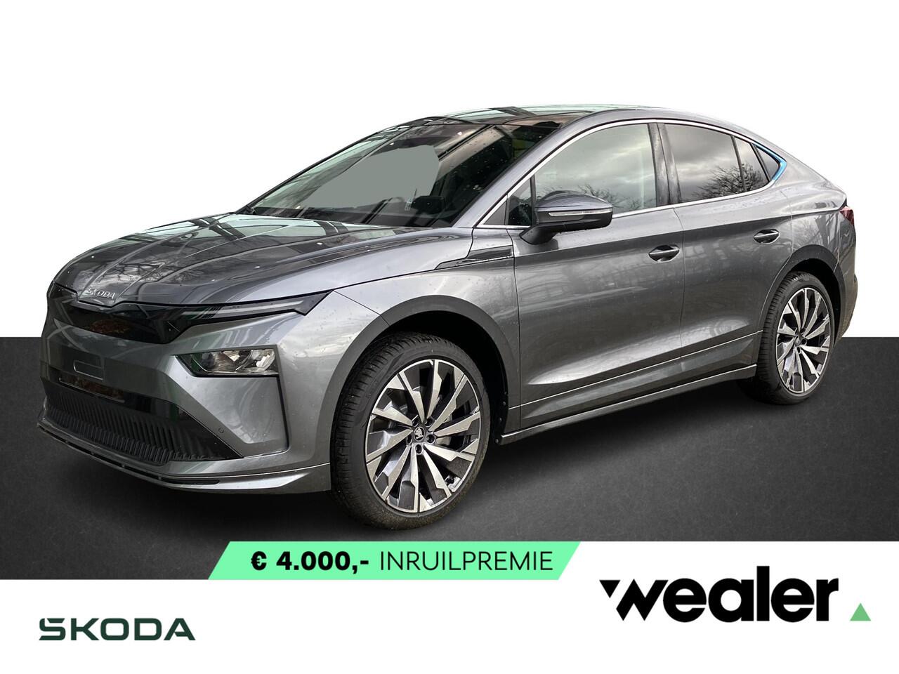 Skoda Enyaq iV Coupé 85 Selection Elektromotor 286 PK | 21" Lichtmetalen velgen | Trekhaak | Clever Upgrade Pakket |
