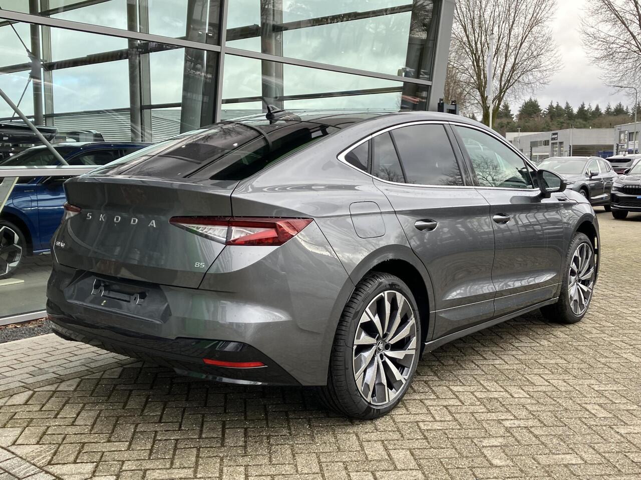 Skoda Enyaq iV Coupé 85 Selection Elektromotor 286 PK | 21" Lichtmetalen velgen | Trekhaak | Clever Upgrade Pakket |