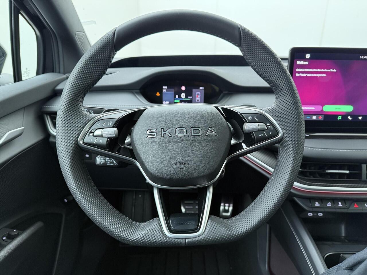 Skoda Enyaq iV Coupé 85 Sportline Elektromotor 286 PK | Trekhaak | Stoelverwarming voor en achter | Head-Up Display | Canton sound systeem |