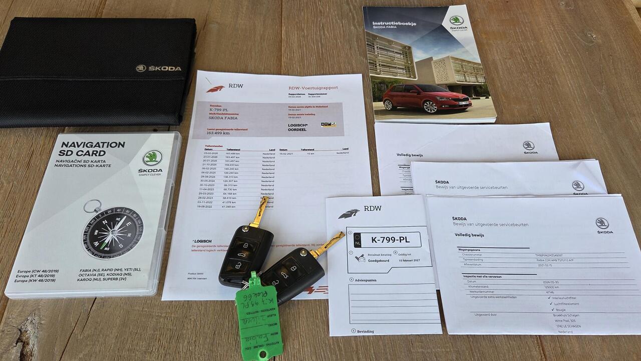 Skoda FABIA Combi 1.0 TSI Ambition Automaat.