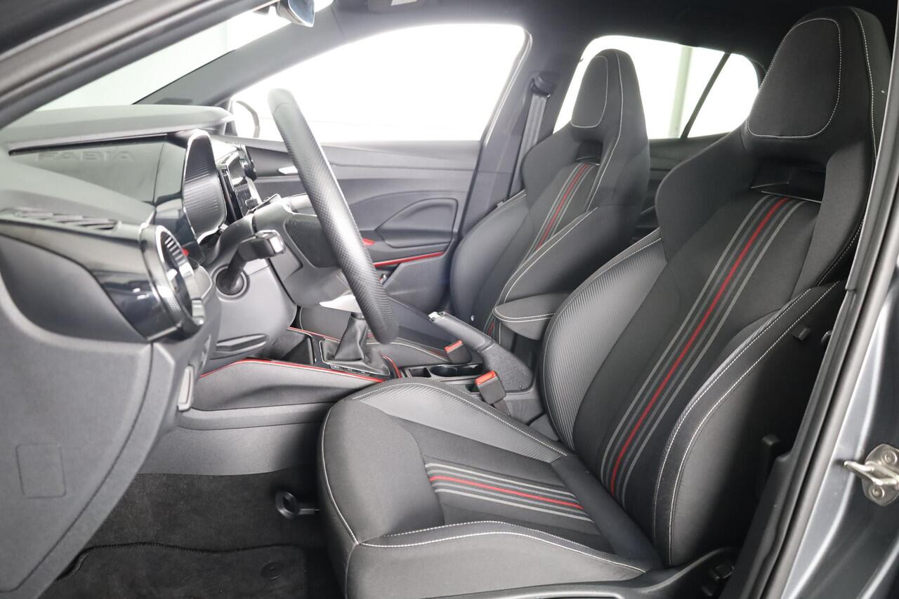 Skoda FABIA 1.0 TSI Monte Carlo 95 pk | Private lease vanaf Verlengde garantie | Navigatie via App | Parkeersensoren | Achteruitrijcamera | LED koplampen | Stoelverwarming |