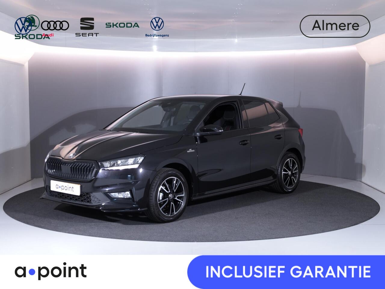 Skoda FABIA 1.0 TSI Monte Carlo 95 pk | Verlengde garantie | Navigatie via App | Parkeersensoren | Achteruitrijcamera | Stoelverwarming |