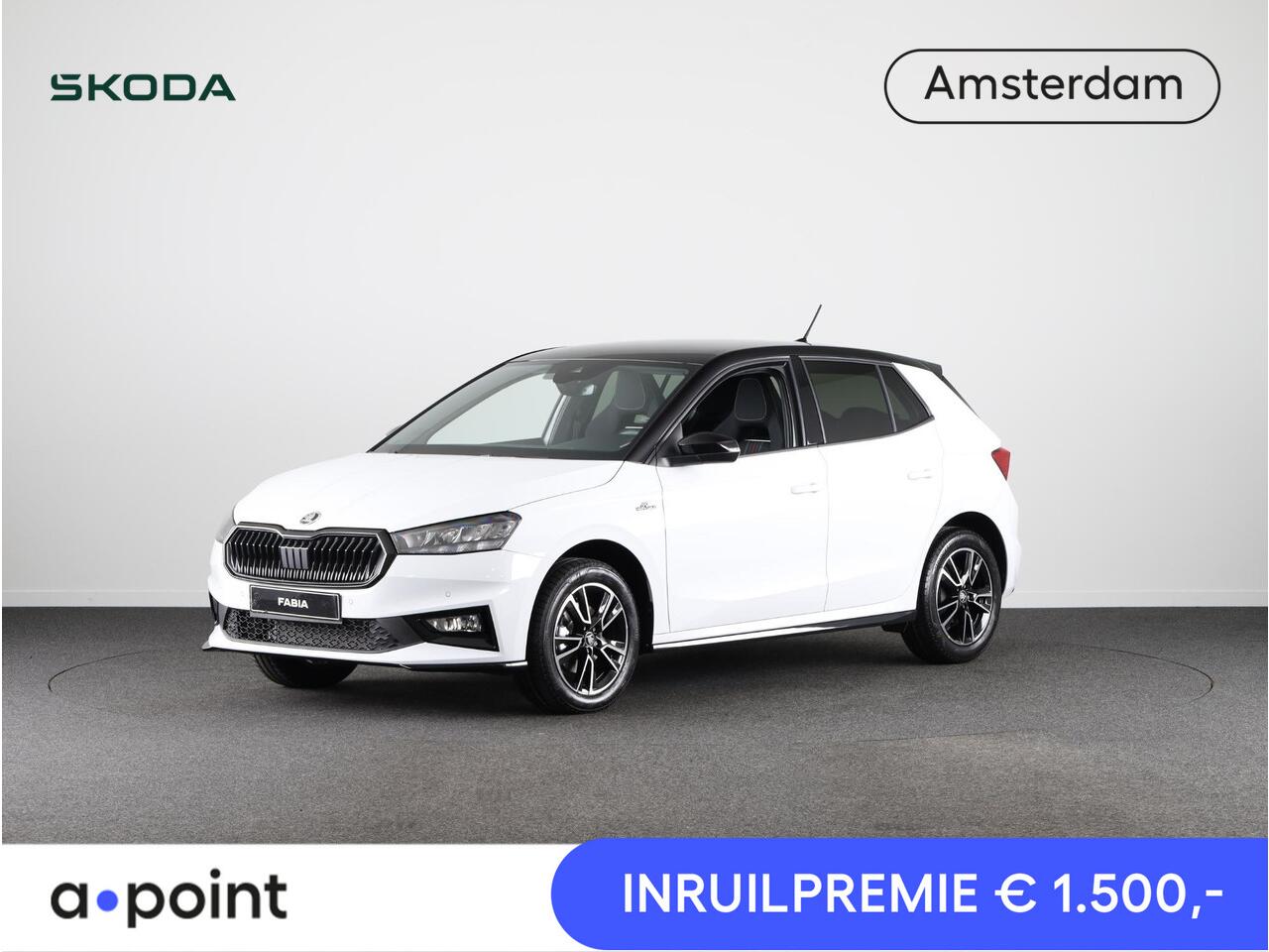 Skoda FABIA Monte Carlo 1.0 TSI 115 pk 7 versn. DSG | Adaptive Cruise Control | Dode hoek sensoren | Verwarmbare voorstoelen | Camera