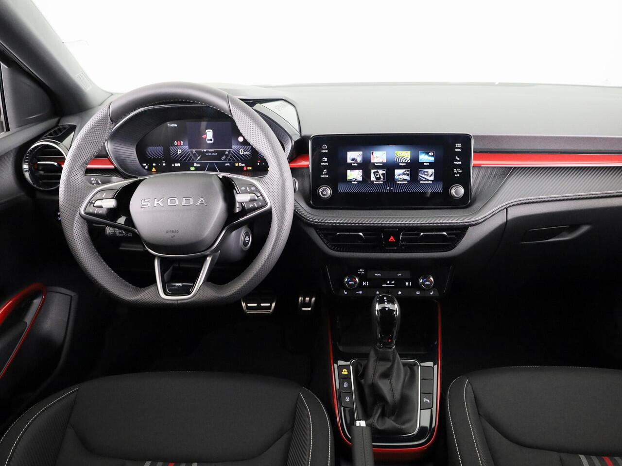 Skoda FABIA Monte Carlo 1.0 TSI 115 pk 7 versn. DSG | Travel Assist Plus | Verwarmbare stoelen voor | Zwart dak | 17 inch lichtmetalen velgen