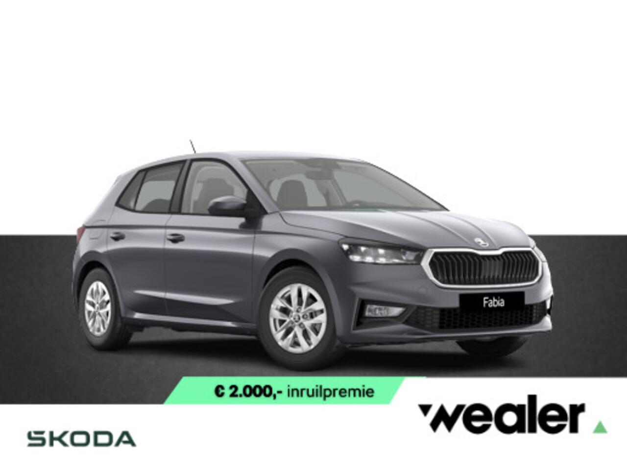 Skoda FABIA Selection 1.0 TSI 95 PK | 15" Lichtmetalen velgen | Trekhaak |