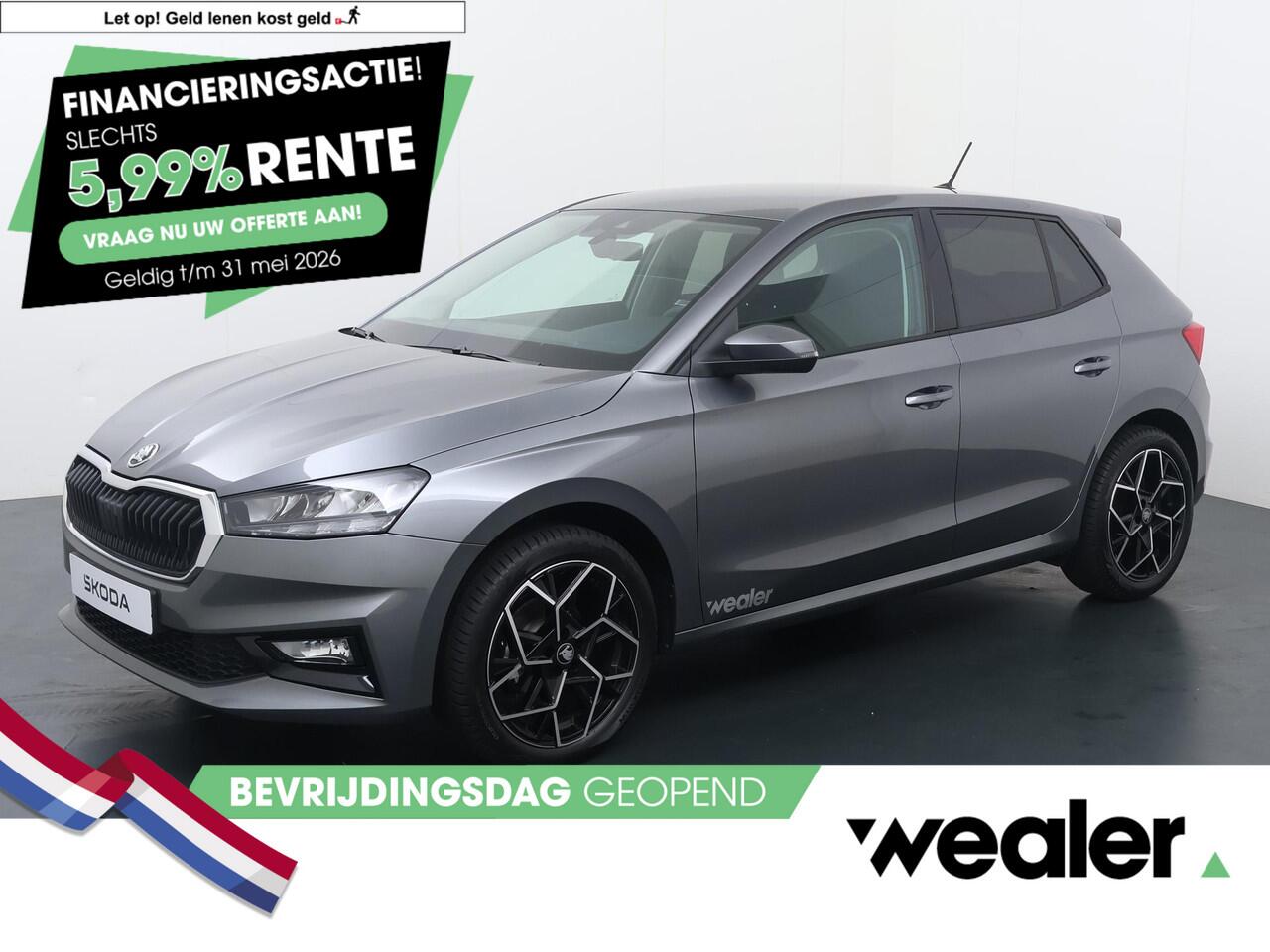 Skoda FABIA Selection 1.0 TSI 95 pk | 17" All-season | Apple CarPlay / Android Auto | Parkeersensoren | Cruise control | Getint glas |