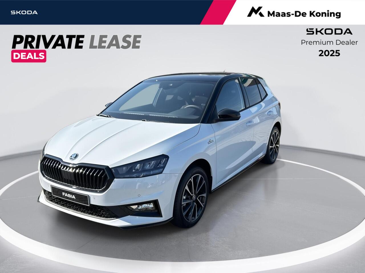 Skoda FABIA Monte Carlo 1.0 TSI 70 kW / 95 PK Hatchback 5 vers | 17'' Lichtmetalen Velgen | Verwarmbare voorstoelen | 1500,- inruilvoordeel!!