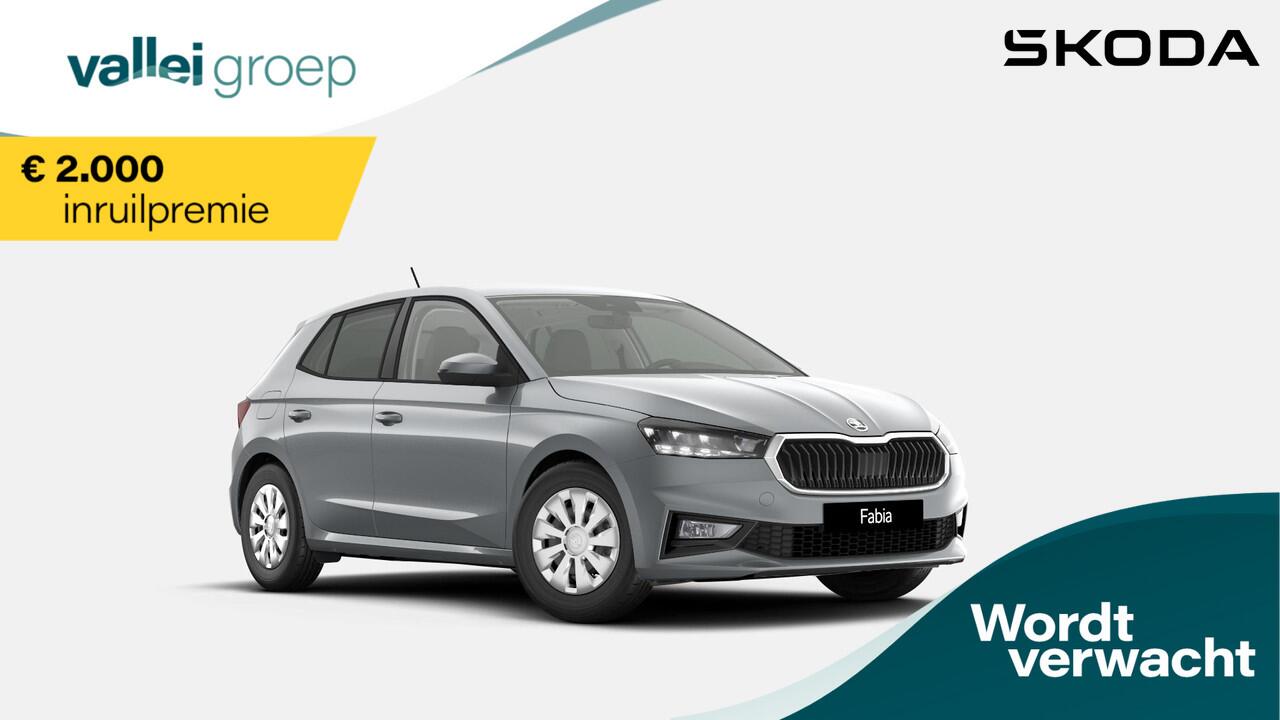 Skoda FABIA Selection 1.0 TSI 70 kW / 95 PK Hatchback | Cruise Control | Draadloze Apple Carplay / Android Auto | Parkeersensoren achter | Airco | Middenarmsteun | Luxe LED achterlichten