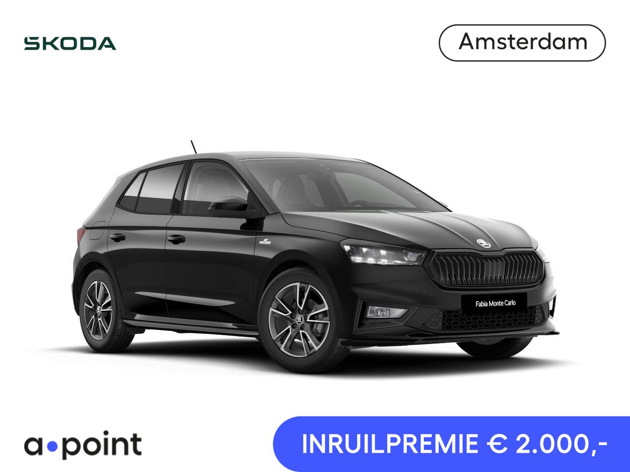 Skoda FABIA Monte Carlo 1.0 TSI 95 pk 5 versn. Hand | Verwarmbare voorstoelen | Travel Assist | Hill Hold