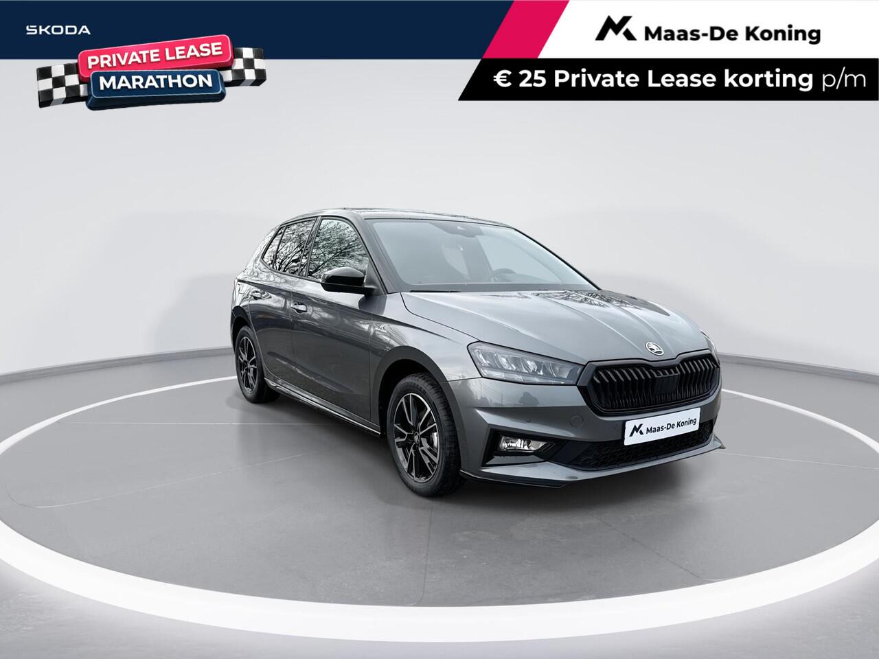 Skoda FABIA Monte Carlo 1.0 TSI 70 kW / 95 PK Hatchback 5 vers nelingen | Graphite Grey | Verwarmde voorstoelen | 2000,- inruilpremie!!
