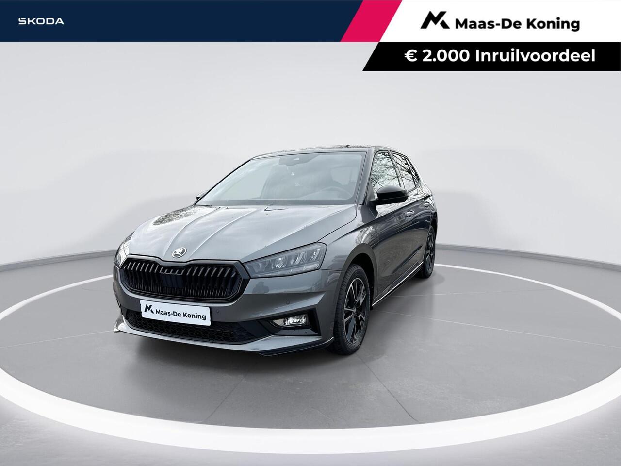 Skoda FABIA Monte Carlo 1.0 TSI 70 kW / 95 PK Hatchback 5 vers nelingen | Graphite Grey | Verwarmde voorstoelen | 2000,- inruilpremie!!