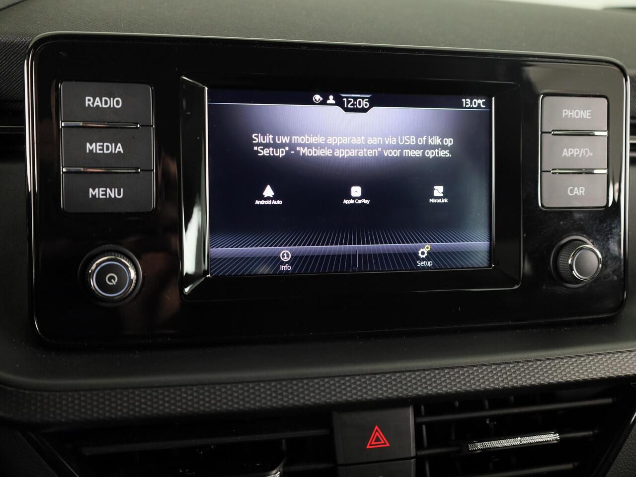 Skoda Kamiq 1.0 TSI Ambition 110 pk | Verlengde garantie | Navigatie via App | Cruise control | LED koplampen | Apple Carplay/Android Auto |