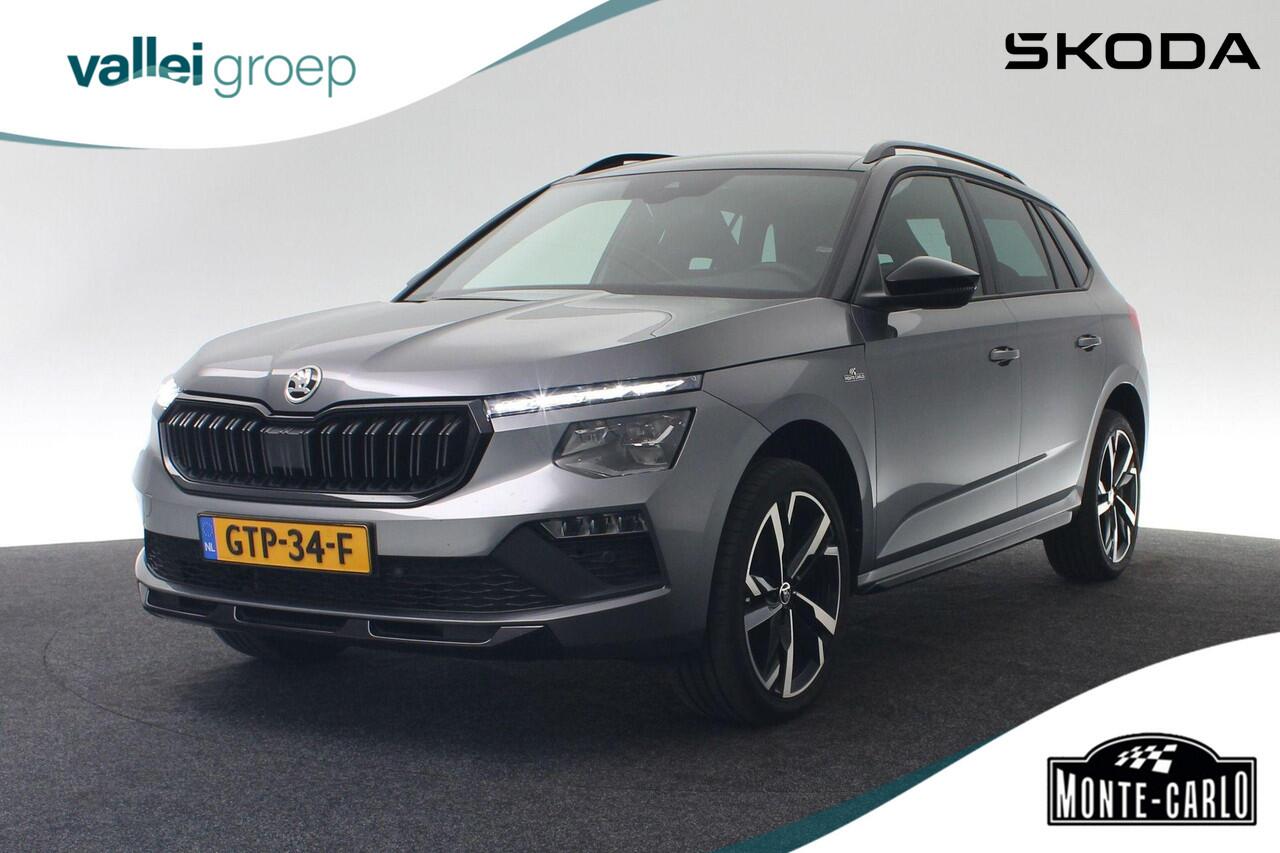Skoda Kamiq Monte Carlo 1.0 TSI 85 kW / 115 pk | Panoramadak | Camera | Stoelverwarming | 18 inch | Keyless Entry | Elektrische Kofferklep | Draadloos Apple Carplay/Android Auto