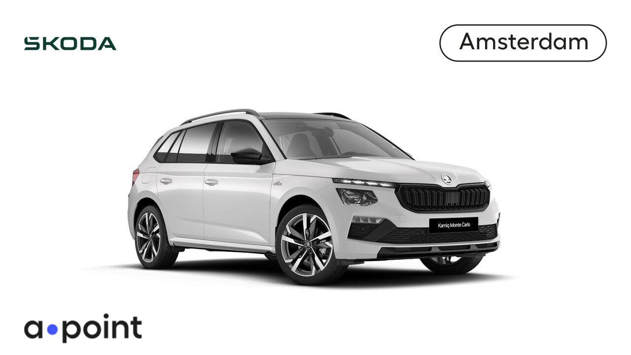 Skoda Kamiq Monte Carlo 1.0 TSI 115 pk 7 versn. DSG | Travel assist plus | Winter pakket | 18 inch lichtmetalen velgen
